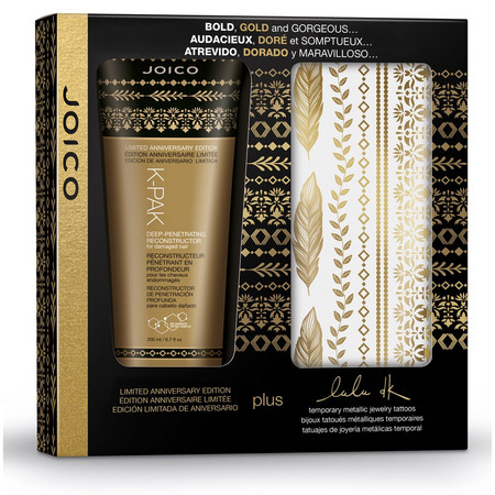 Joico K-PAK Limited Edition Reconstructor and Metallic Temporary Tattoo Geschenkset