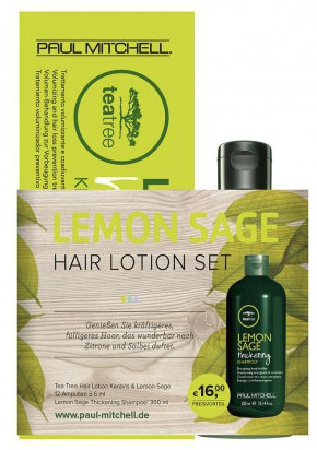 Paul Mitchell Tea Tree Lemon Sage Hair Lotion Keravis & Lemon-Sage Set revitalizační a povzbuzující sada