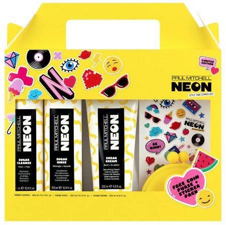 Paul Mitchell Neon #StickItToBullying Kit sada cukrovej kozmetiky + samolepky a peňaženka