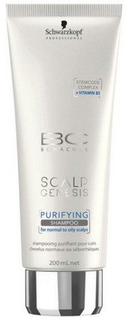 Schwarzkopf Professional Bonacure Scalp Genesis Purifying Shampoo čisticí šampon pro mastnou pokožku hlavy