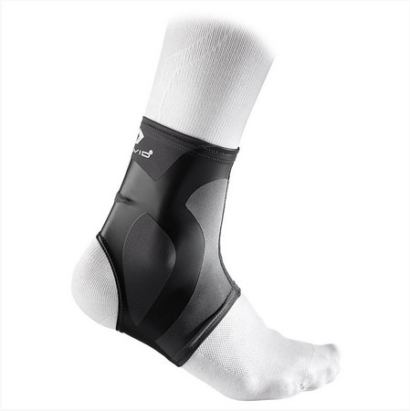 McDavid 6301 DUAL COMPRESSION ANKLE SLEEVE an ankle compression sleeve simulating kinesiotaping