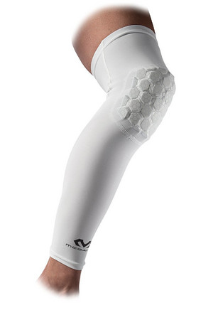McDavid 6452XDD TEFLX™ Dual Density Knee Sleeves foot sleeve with knee protector