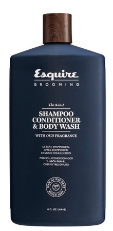Esquire Grooming The 3-in-1 Shampoo, Conditioner & Body Wash Praktisches 3-in-1 Produkt perfekt für unterwegs