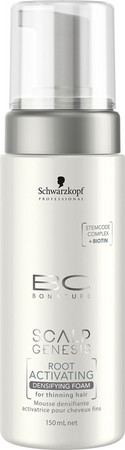 Schwarzkopf Professional Bonacure Scalp Genesis Root Activating Densifying Foam zhušťující pěna pro řídnoucí vlasy