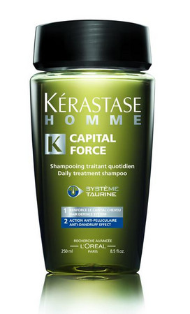 interferens liv Duplikering Kérastase Homme Capital Force Anti Pelliculaire Shampoo | glamot.com