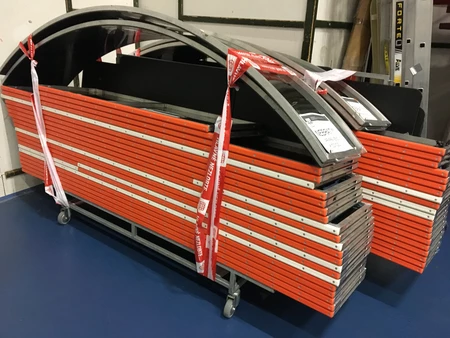 Unihoc Premium set 40x20m Floorball Bande - gebrauchter Satz