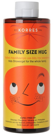 Korres Family Size Hug Kids Shower Gel sprchový gel pro děti a celou rodinu