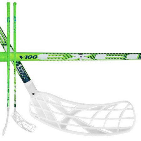 Exel V100 2.6 green oval X-blade Florbalová hokejka
