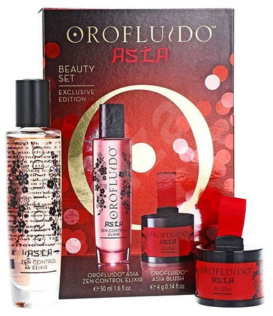 Revlon Professional Orofluido Asia Beauty set dárkový balíček s tvářenkou