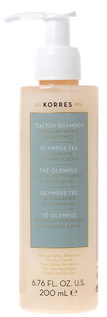 Korres Olympus Tea Foaming Cleansing Cream jemný čistící gel bez mýdla
