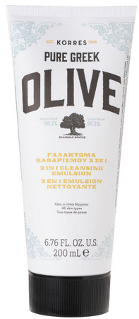Korres Pure Greek Olive 3in1 Cleansing Emulsion čistiaca emulzia 3v1