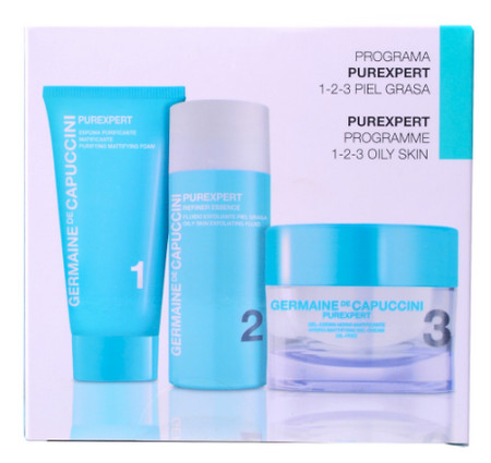 Germaine de Capuccini Purexpert Programme 1-2-3 Oily Skin program pre každodennú starostlivosť o mastnú pleť