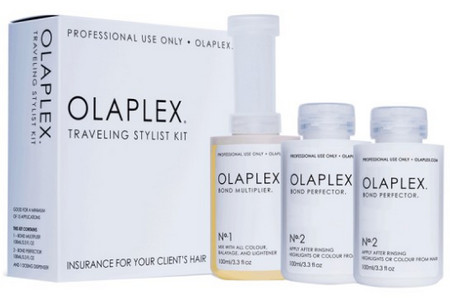 Olaplex Traveling Stylist Kit mini set for repair and protection of hair bonds