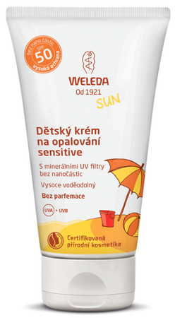 Weleda Sun SPF 50 Sensitive Kids Cream children's sunscreen