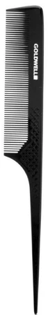 Goldwell Tail Comb Black hřeben k oddělování vlasů