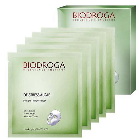 Biodroga Effect Care Mask Algae Sensitive Vliesmasken Beruhigungs-Vliesmaske