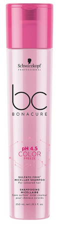 Schwarzkopf Professional Bonacure Color Freeze pH 4.5 Sulfate-Free Micellar Shampoo bezsulfátový šampon pro barvené vlasy