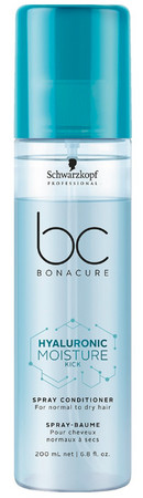 Schwarzkopf Professional Bonacure Moisture Kick Hyaluronic Spray Conditioner Entwirrt & spendet tiefgehende Feuchtigkeit