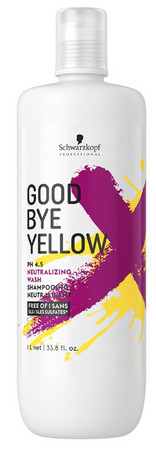 Schwarzkopf Professional Good Bye Yellow Shampoo extra starkes Neutralisations-Shampoo