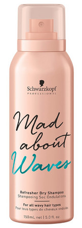 Schwarzkopf Professional Mad About Waves Refresher Dry Shampoo suchý šampon pro vlnité vlasy