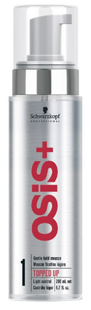 Schwarzkopf Professional OSiS+ Topped Up mousse for natural volume and shine