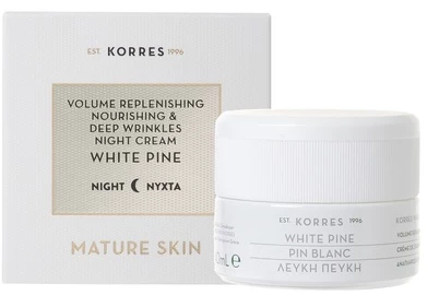 Korres White Pine Night Cream výživný noční krém proti vráskám
