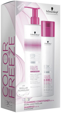 Schwarzkopf Professional Bonacure Color Freeze Duo Set sada s čistiacim kondicionérom a šampónom