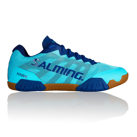 Salming Hawk Women Shoe Mint/Blue Hallenschuhe