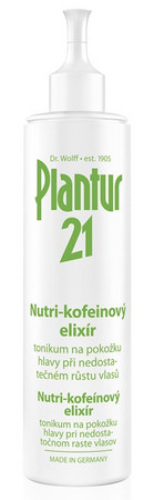 Plantur 21 Nutri Caffeine Elixir tonikum na nedostatočný rast vlasov