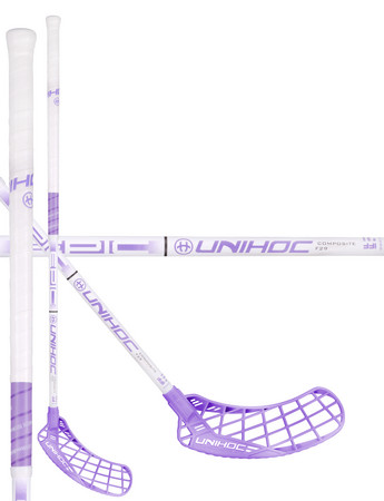 Unihoc Epic Composite 29 white/purple Floorbal schläger