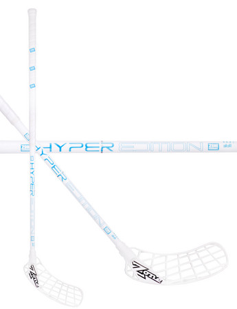 Zone floorball Hyper Composite 29 white/turquoise Florbalová hokejka