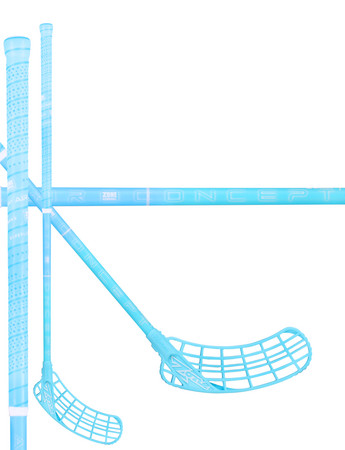 Zone floorball ZUPER AIR 31 blue/light turquoise Florbalová hokejka