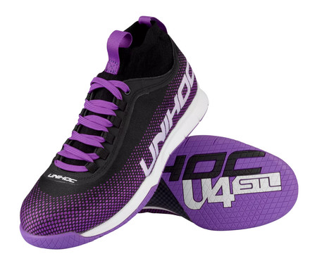 Unihoc U4 STL MidCut Lady purple Sálová obuv