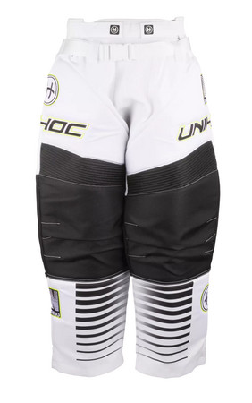 Unihoc INFERNO white/black Goalie pants