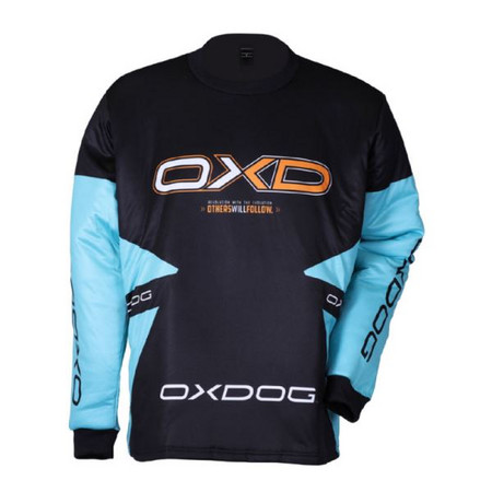 OxDog VAPOR GOALIE SHIRT TIFF BLUE/BLACK Dres