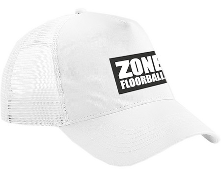 Zone floorball HUGE white Kšiltovka