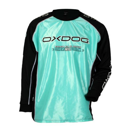 OxDog TOUR GOALIE SHIRT TIFF BLUE padding Brankársky dres
