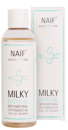 NAÏF Baby Milky Bath Oil olej do kúpeľa pre citlivú pokožku