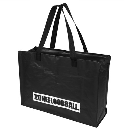 Zone floorball BRILLIANT black Reklamná taška