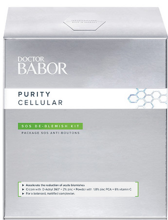 Babor Doctor Purity Cellular SOS De-Blemish Kit set for problematic or acne skin
