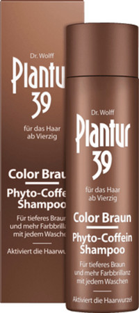 Plantur 39 Colour Brown Phyto-Coffein Shampoo Färbeshampoo für braunes Haar
