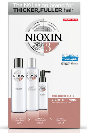 Nioxin Trial Kit System 3 XXL für coloriertes, dezent dünner werdendes Haar