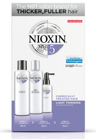 Nioxin Trial Kit System 5 XXL Set für chemisch behandeltes, dezent dünner werdendes Haar