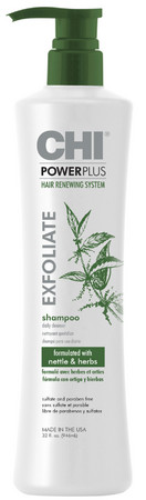 CHI Power Plus Exfoliate Shampoo posilňujúci šampón pre rednúce vlasy