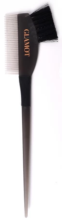 Glamot Hair Dye Brush with Comb aplikátor barvy s hřebínkem