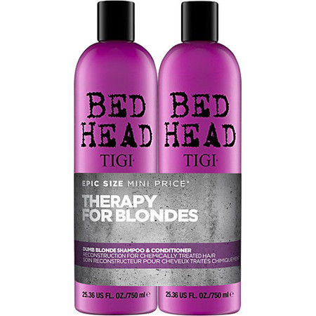 TIGI Bed Head Dumb Blonde Tween Duo balíček produktů pro blond vlasy