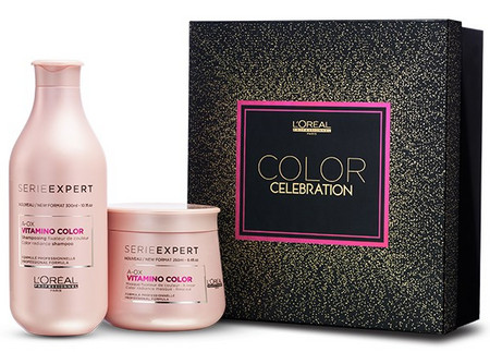 L'Oréal Professionnel Série Expert Vitamino Color A-OX Coffret Celebration Box sada pro barvené vlasy
