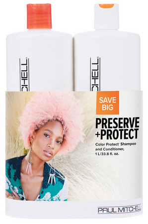 Paul Mitchell Color Protect Liter Duo Set maxi sada pro barvené vlasy