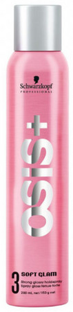 Schwarzkopf Professional OSiS+ Soft Glam Strong Glossy Holdspray sprej se silnou fixací pro lesk