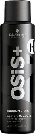 Schwarzkopf Professional OSiS+ Session Label Super Dry Memory Net koncentrovaný suchý lak na vlasy